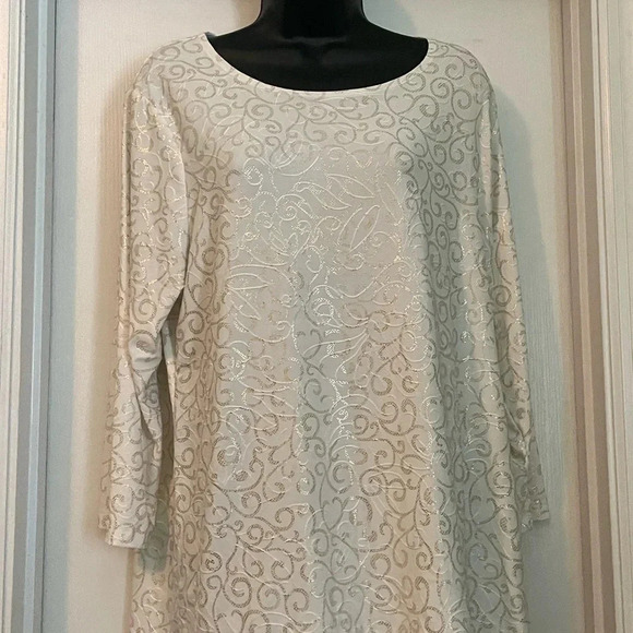 New JM Collections long sleeve blouse - Picture 1 of 3